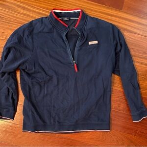 Vineyard vines 3/4 zip pull over